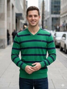 TOMMY HILFIGER Cotton Sweater size L